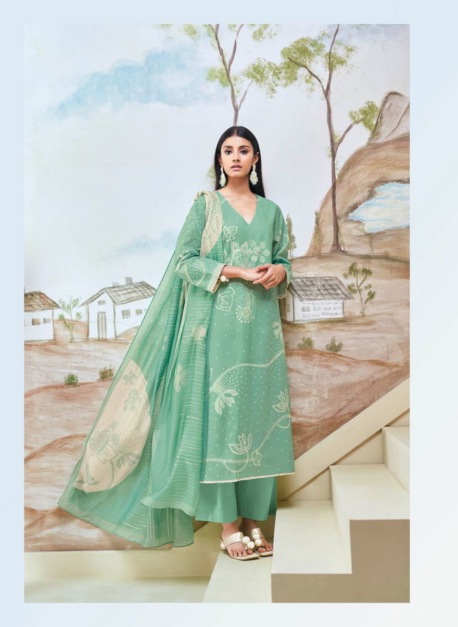 Hiba By Ganga Embroidery Premium Cotton Dress Material Wholesale Shop In Surat